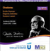 Charla: Capitalismo y Libertad, «El legado de Milton Friedman»